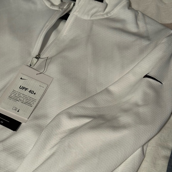 Nike White Womens Zipped Drifit Jacket Medium - Picture 2 of 5